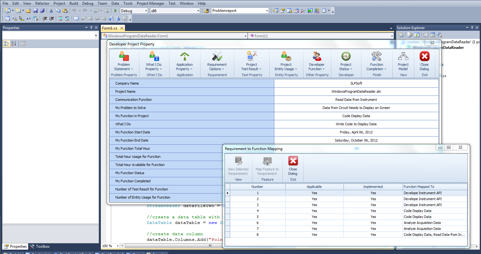 Functional Project Manager for Visual Studio 2013 full Functional Project Manager for Visual Studio full screenshot