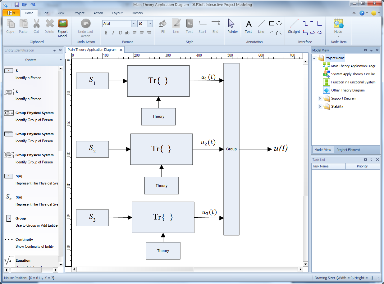 SLPSoft Interactive Project Modeling V2012 screen shot